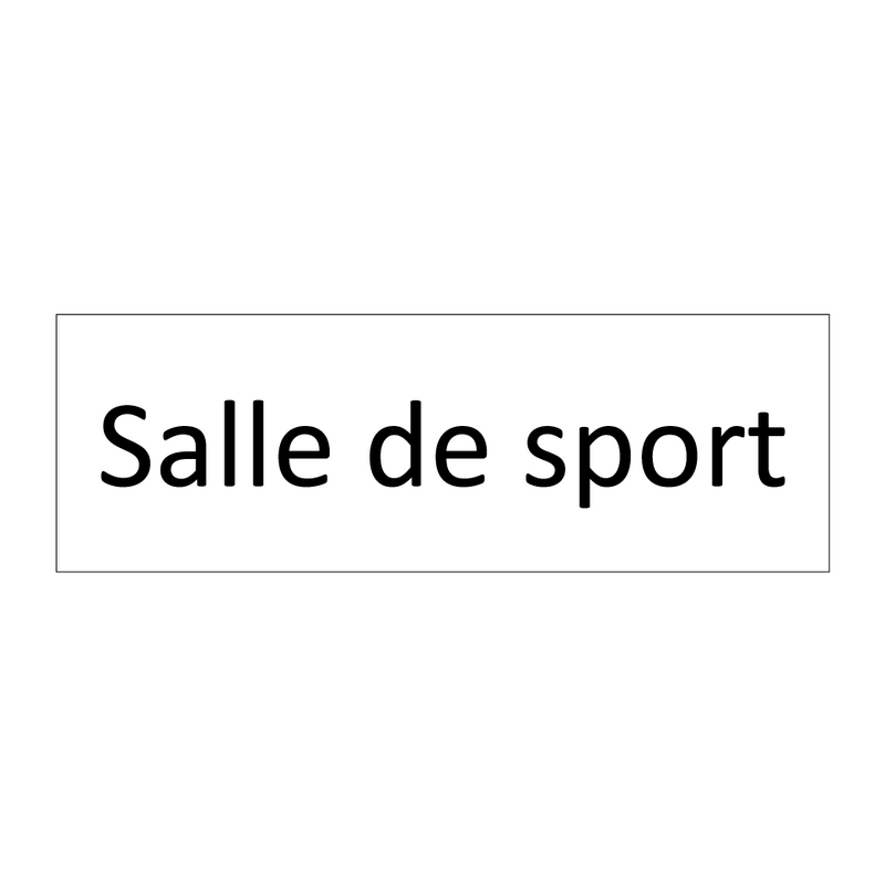 Salle de sport