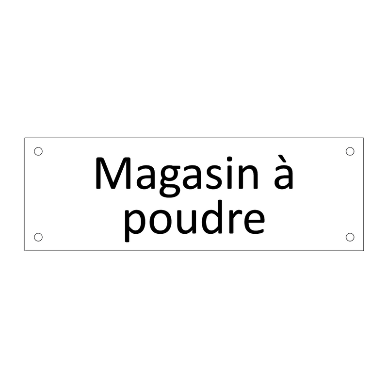 Magasin à poudre