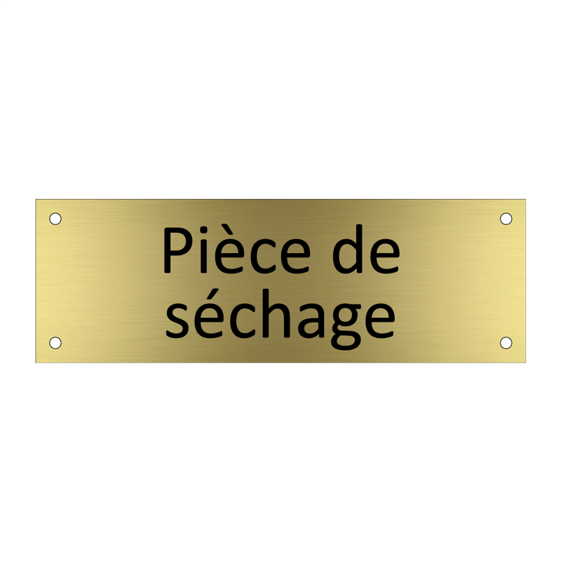 Pièce de séchage