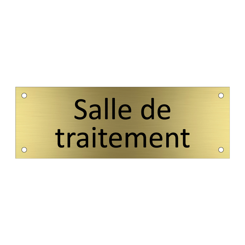 Salle de traitement