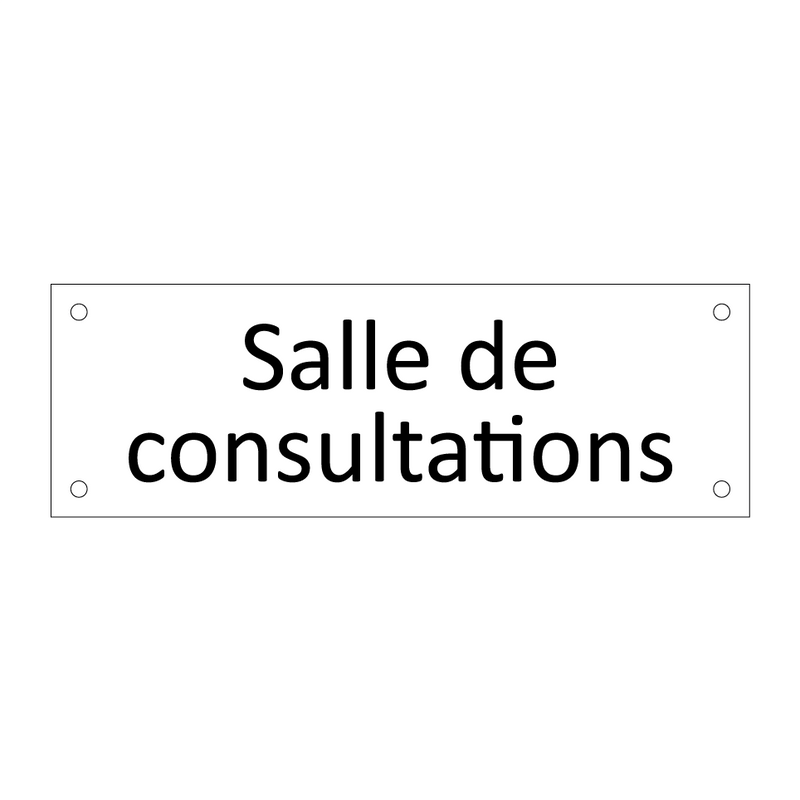 Salle de consultations