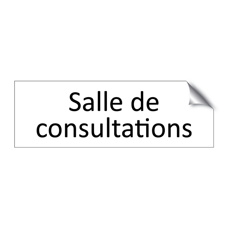 Salle de consultations