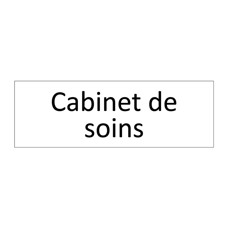 Cabinet de soins