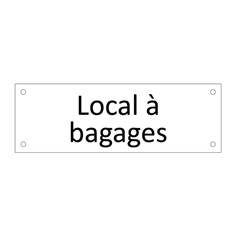 Local à bagages