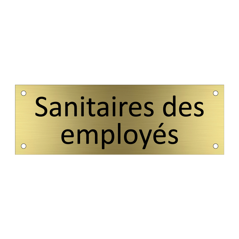 Sanitaires des employés