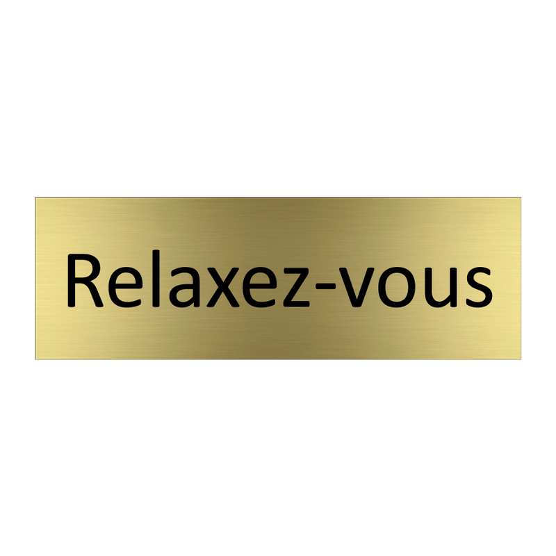 Relaxez-vous & Relaxez-vous & Relaxez-vous & Relaxez-vous & Relaxez-vous & Relaxez-vous