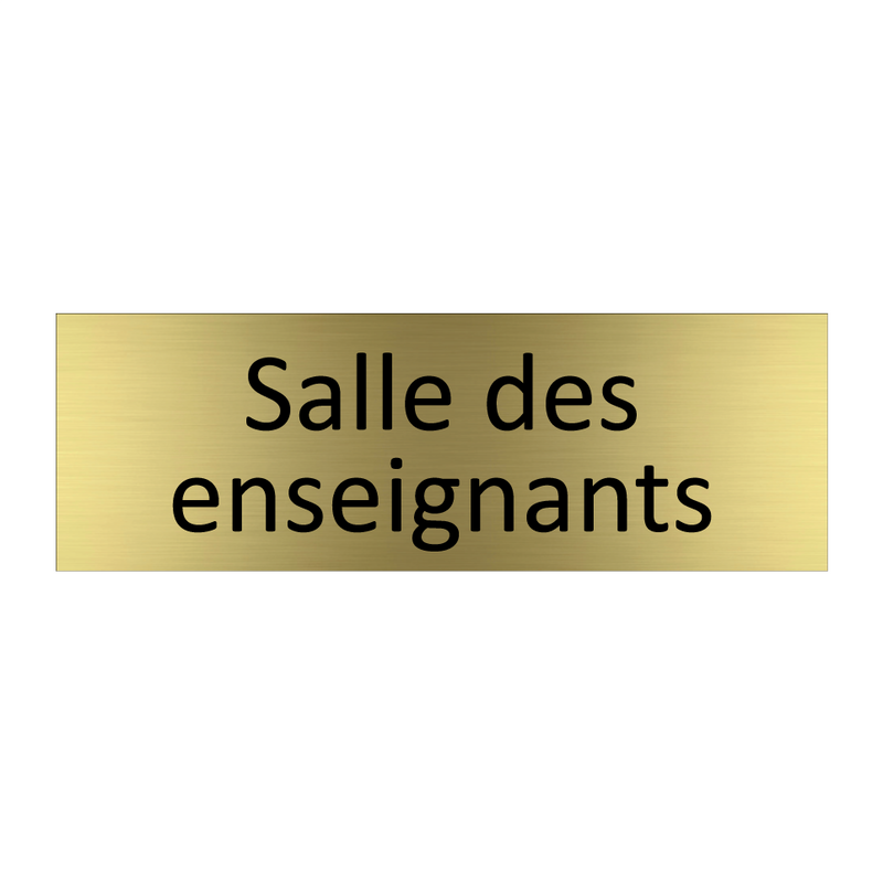 Salle des enseignants