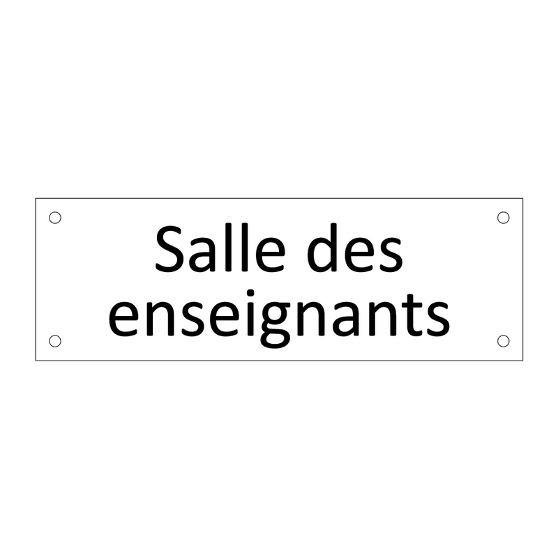 Salle des enseignants