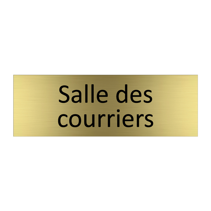 Salle des courriers