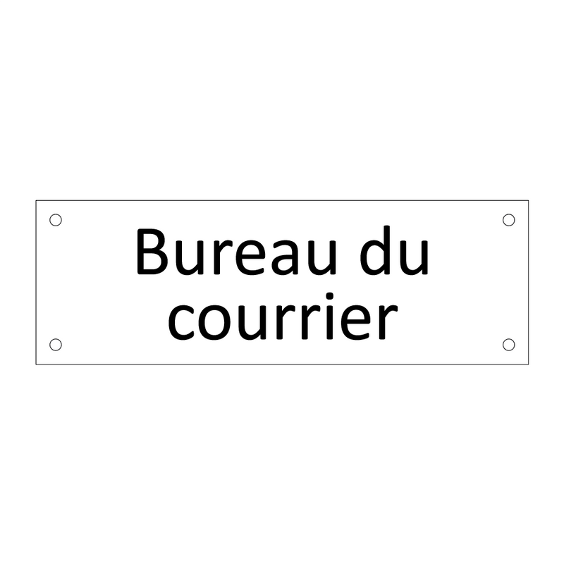 Bureau du courrier