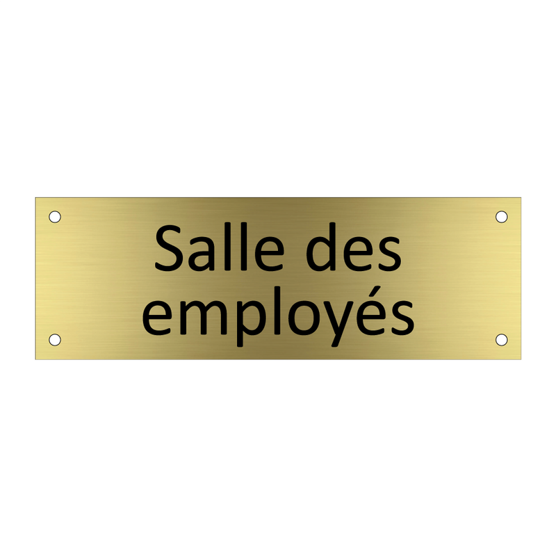 Salle des employés