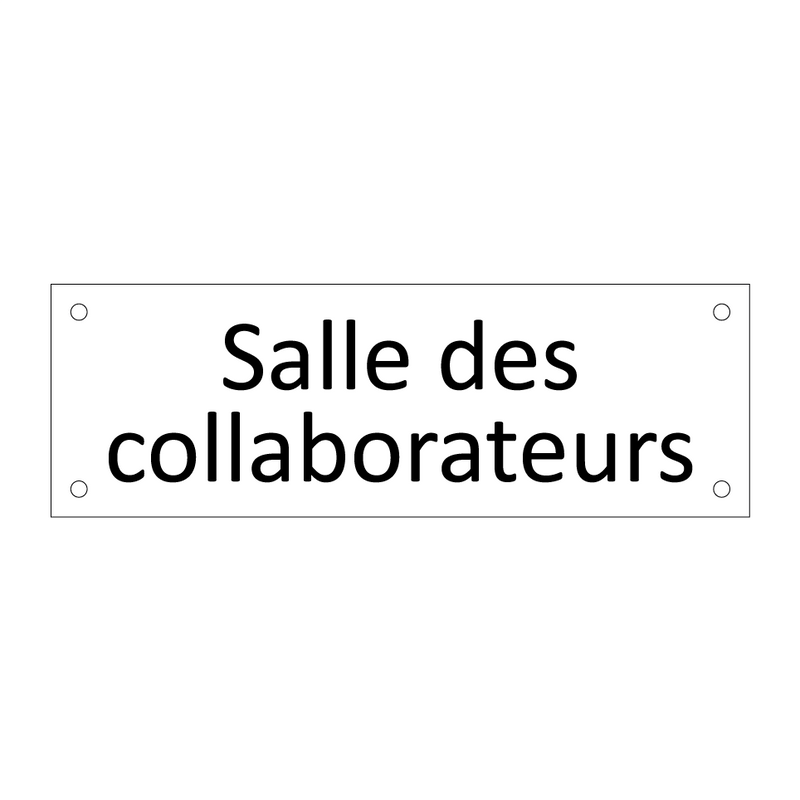 Salle des collaborateurs