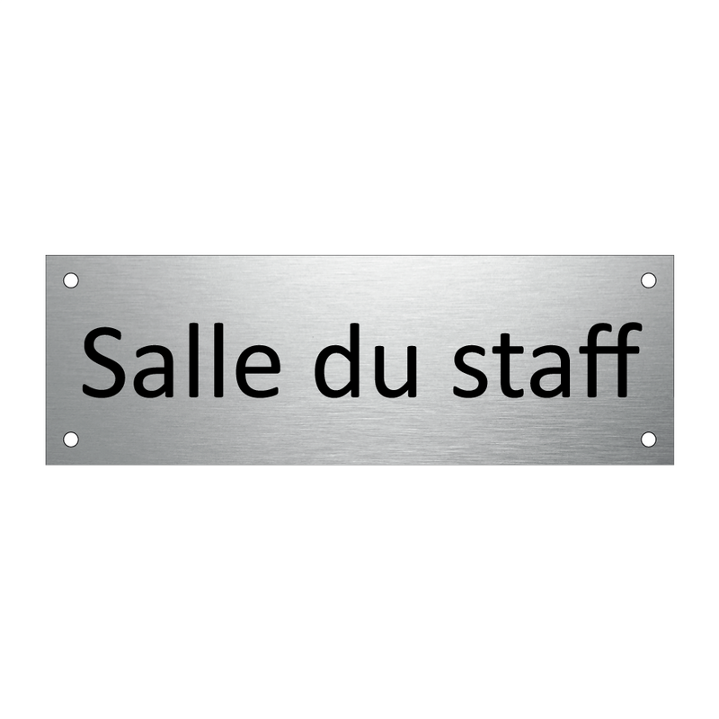 Salle du staff