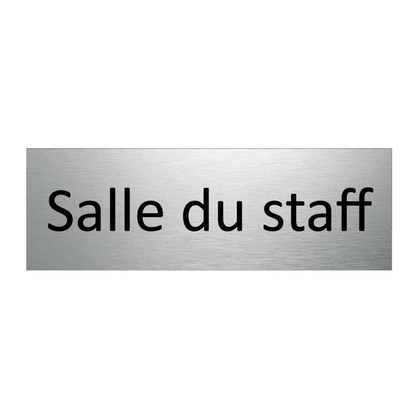 Salle du staff