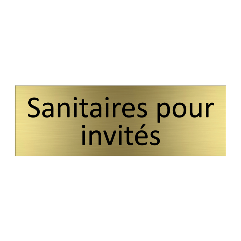 Sanitaires pour invités