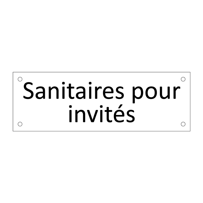 Sanitaires pour invités