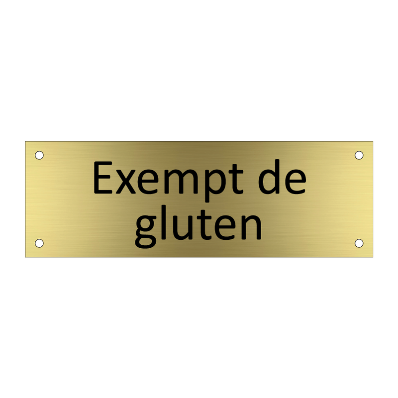 Exempt de gluten