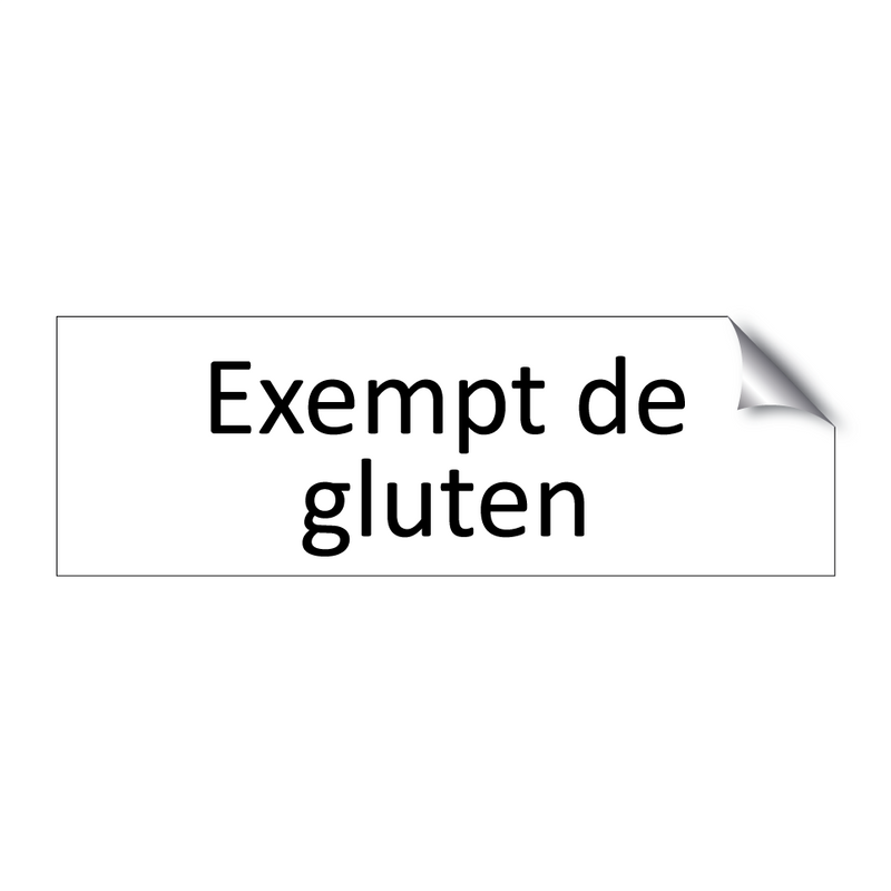 Exempt de gluten