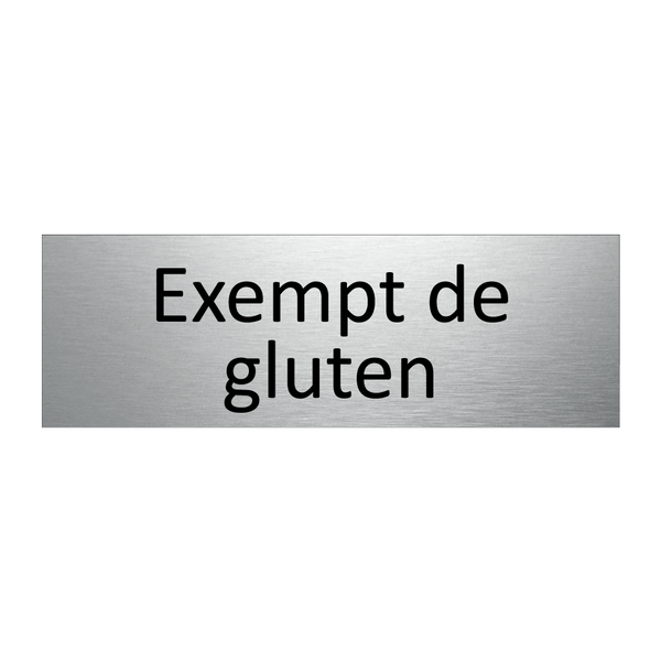 Exempt de gluten