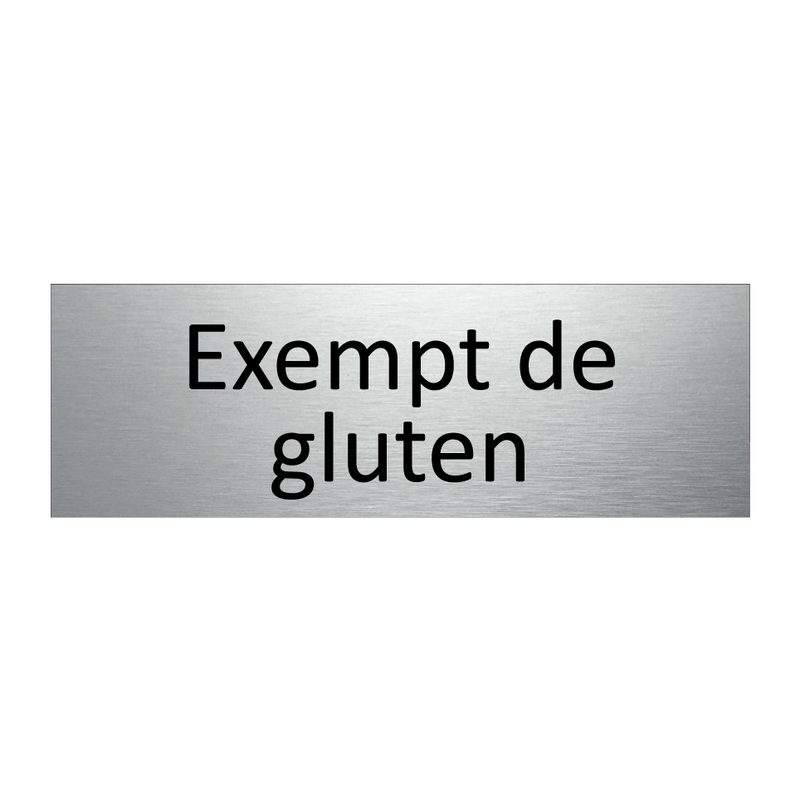 Exempt de gluten