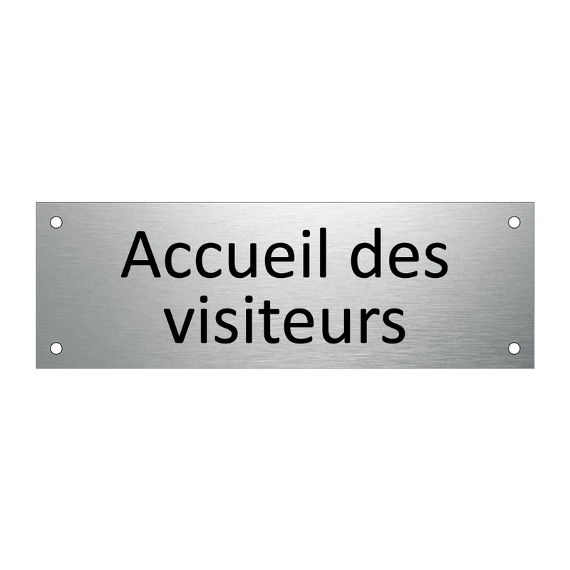 Accueil des visiteurs