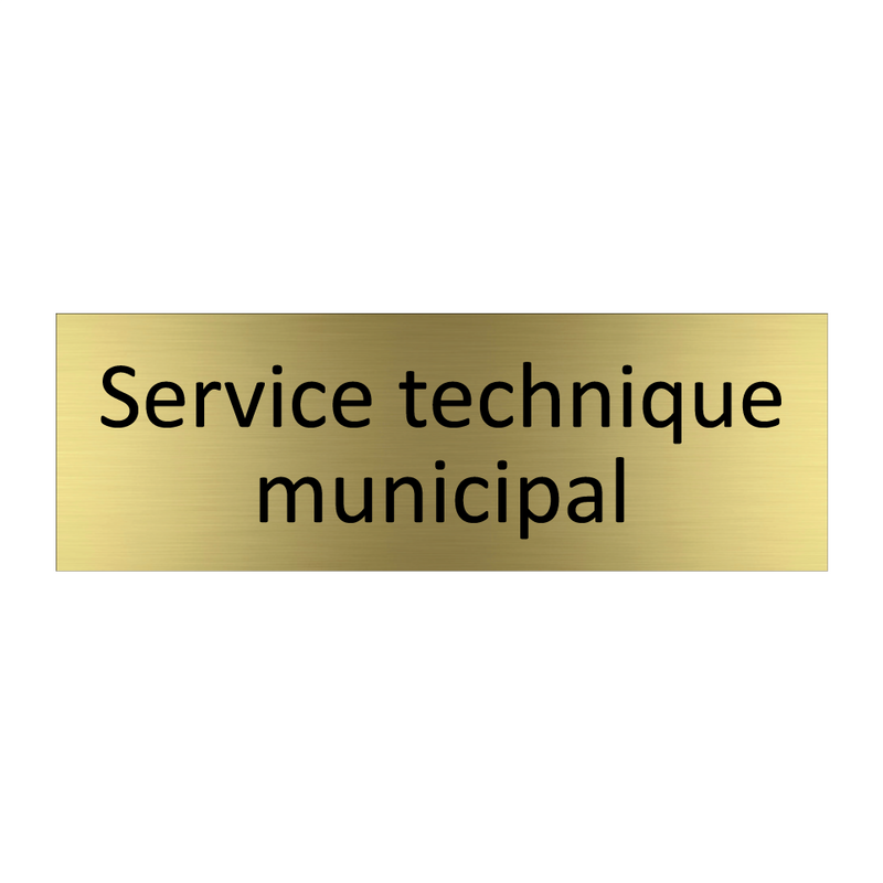 Service technique municipal