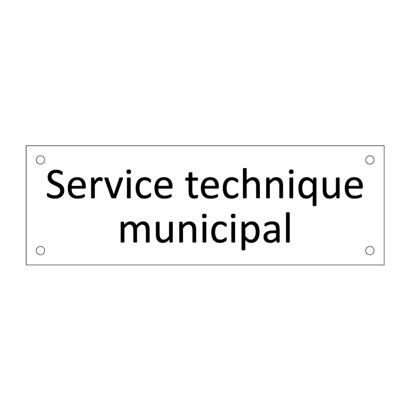 Service technique municipal