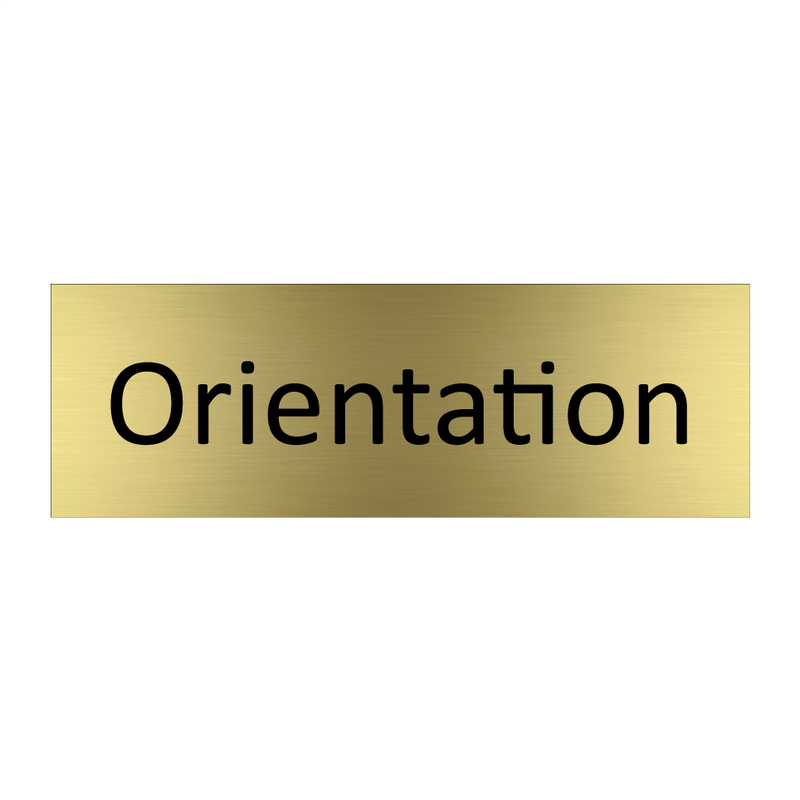 Orientation & Orientation & Orientation & Orientation & Orientation & Orientation