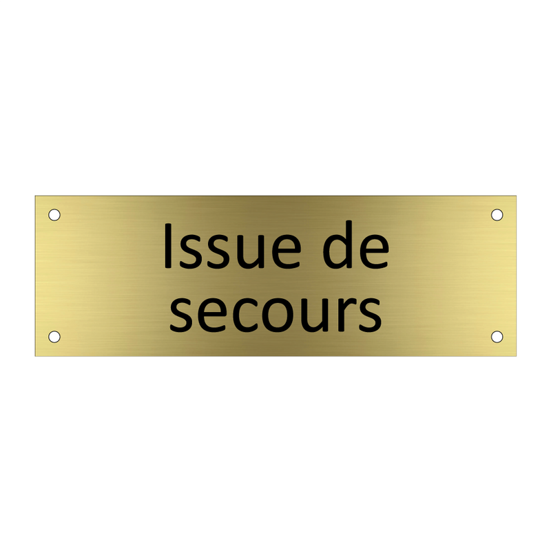 Issue de secours