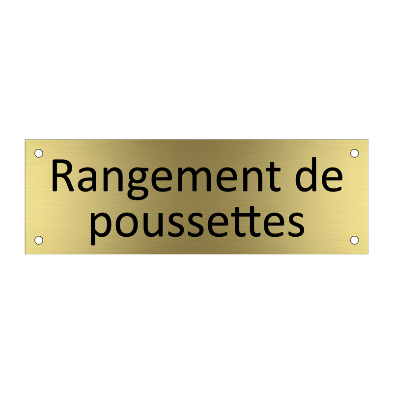 Rangement de poussettes