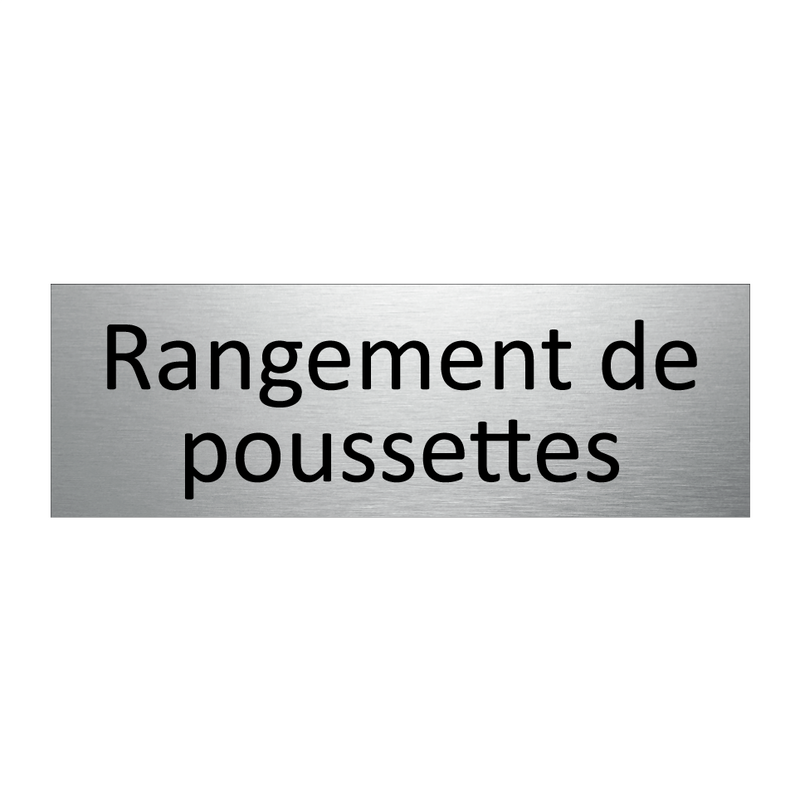 Rangement de poussettes