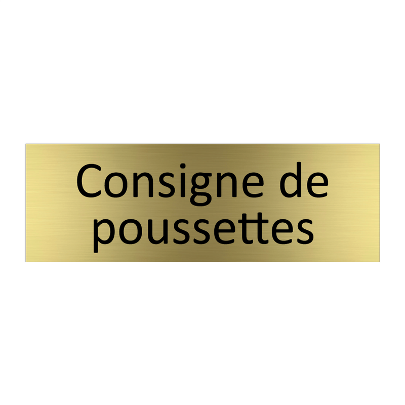 Consigne de poussettes