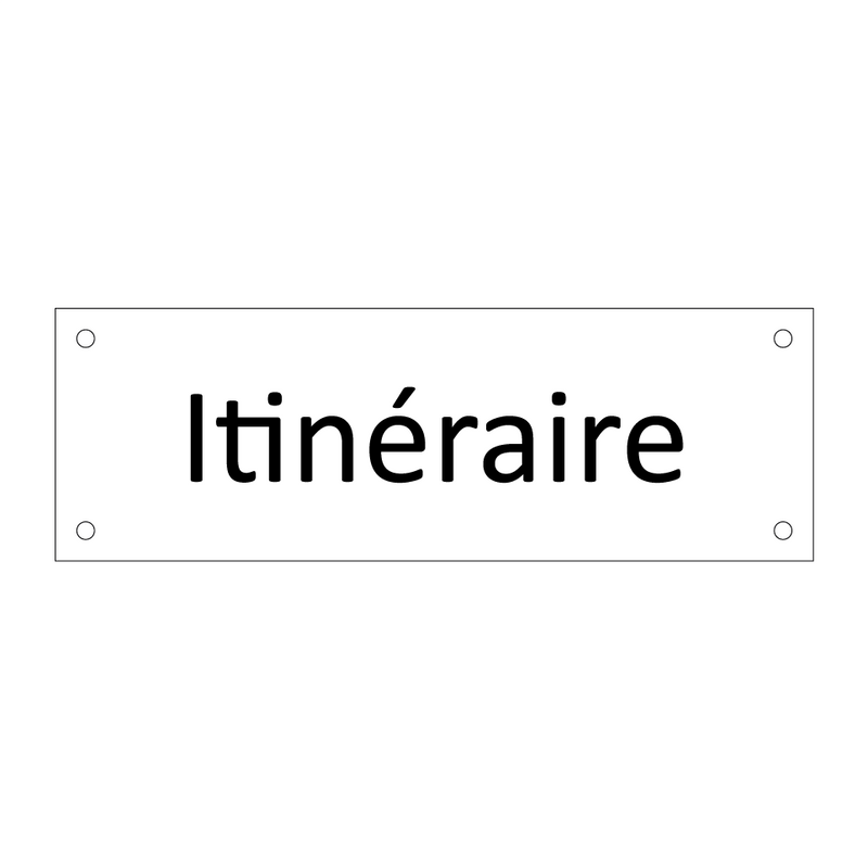 Itinéraire & Itinéraire & Itinéraire