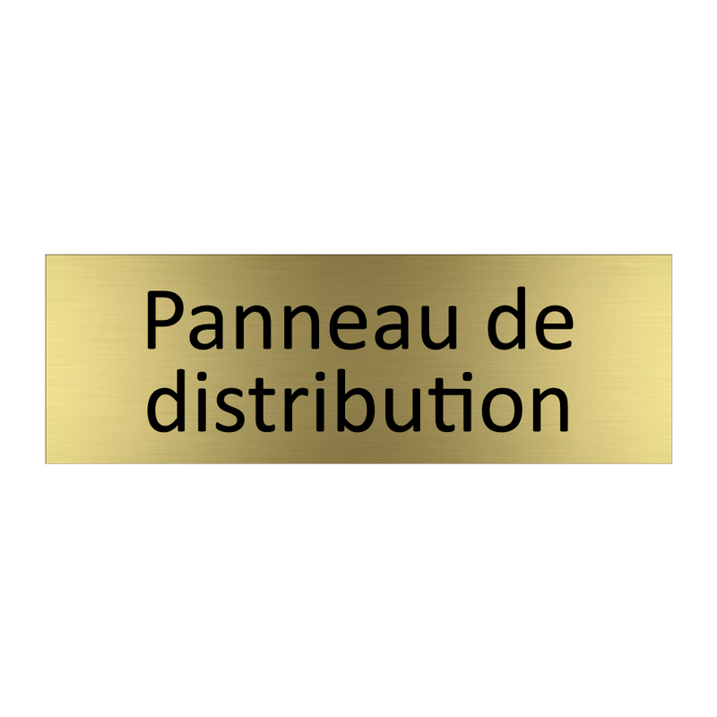 Panneau de distribution