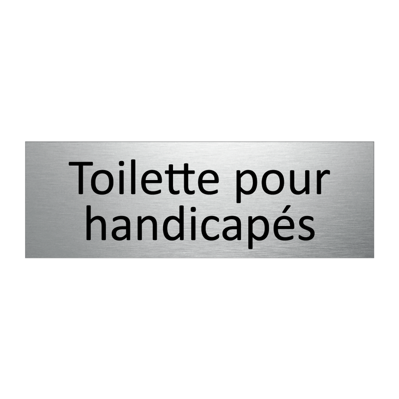 Toilette pour handicapés