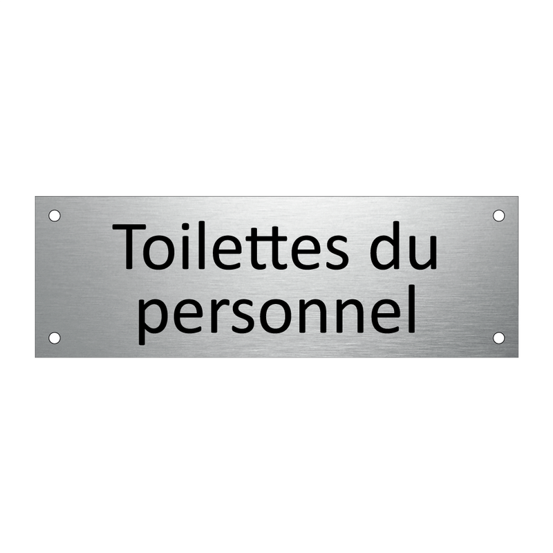 Toilettes du personnel