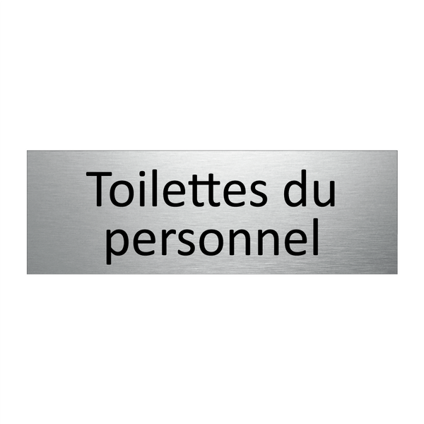 Toilettes du personnel