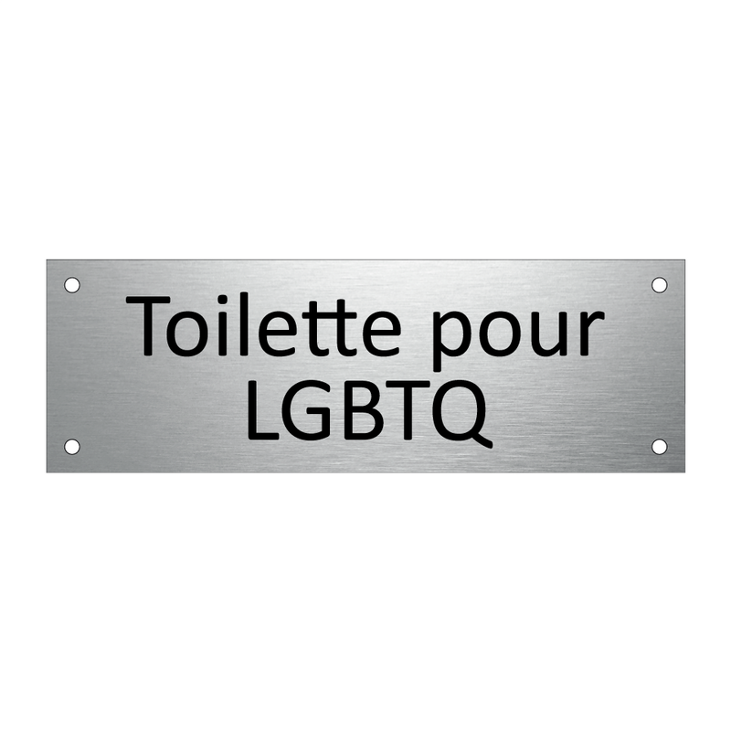 Toilette pour LGBTQ