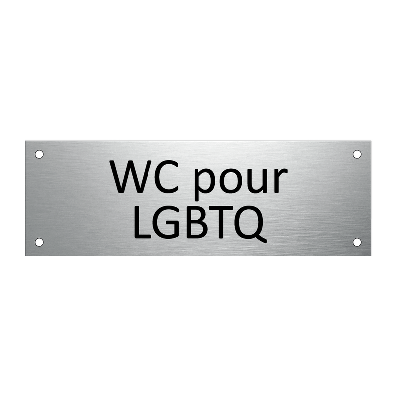 WC pour LGBTQ