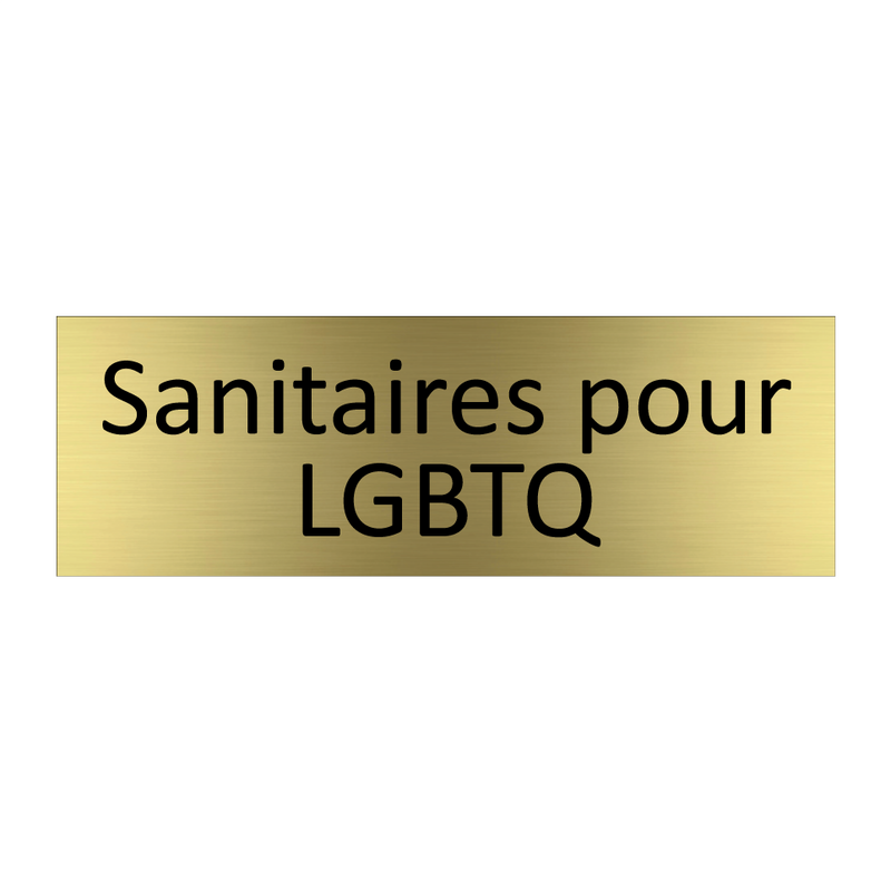 Sanitaires pour LGBTQ