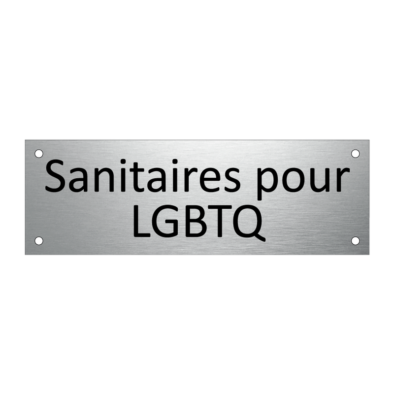 Sanitaires pour LGBTQ