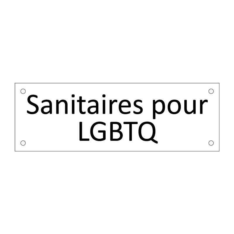 Sanitaires pour LGBTQ