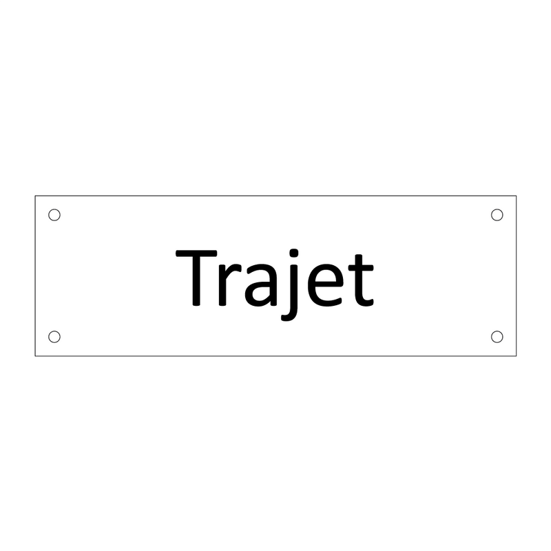 Trajet & Trajet & Trajet