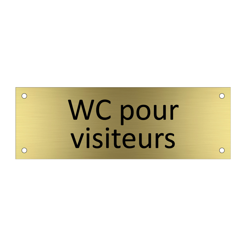 WC pour visiteurs