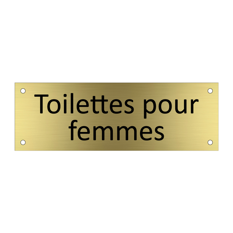 Toilettes pour femmes