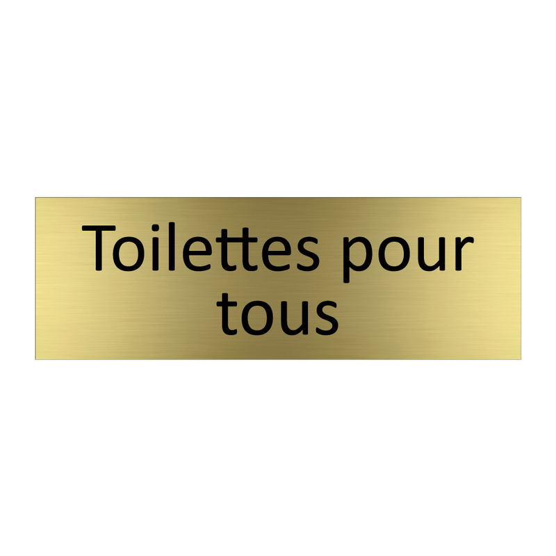 Toilettes pour tous