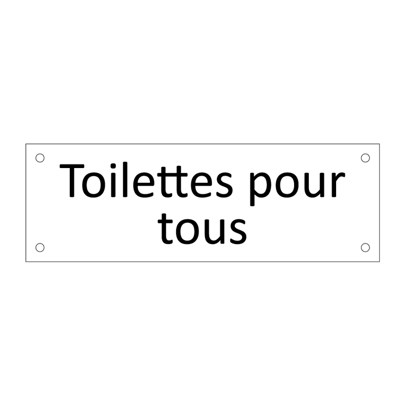 Toilettes pour tous