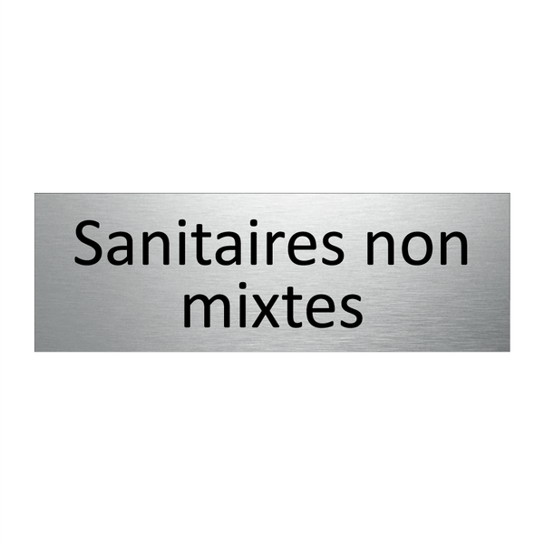 Sanitaires non mixtes