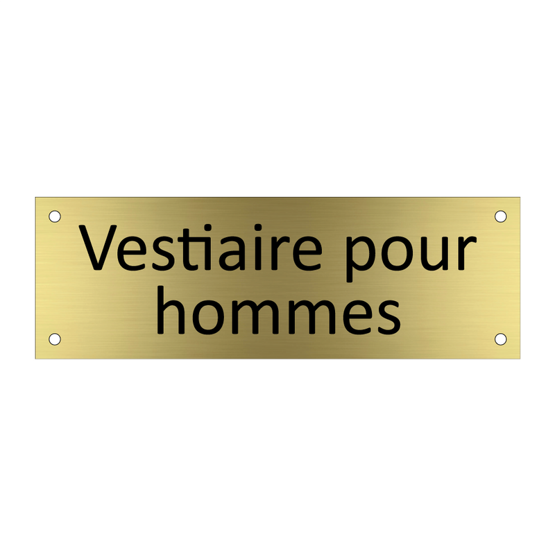 Vestiaire pour hommes