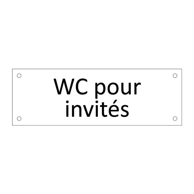 WC pour invités